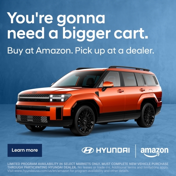 Hyundai launches on Amazon Autos, letting U.S. customers browse, finance, and buy new vehicles online with transparent pricing and dealership pickup for added convenience.