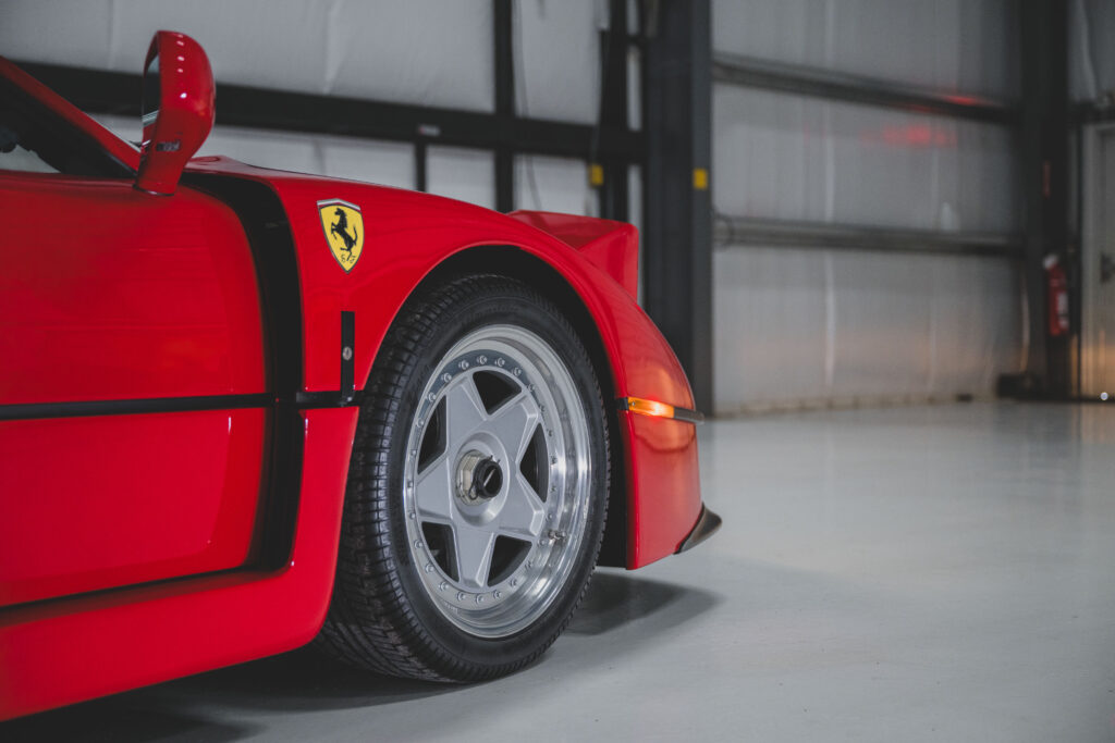 A pristine 1991 Ferrari F40 with just 3,435 miles is up for sale in Miami for £3M. One of 213 US models, this iconic supercar boasts 478 bhp and a top speed of 201mph.