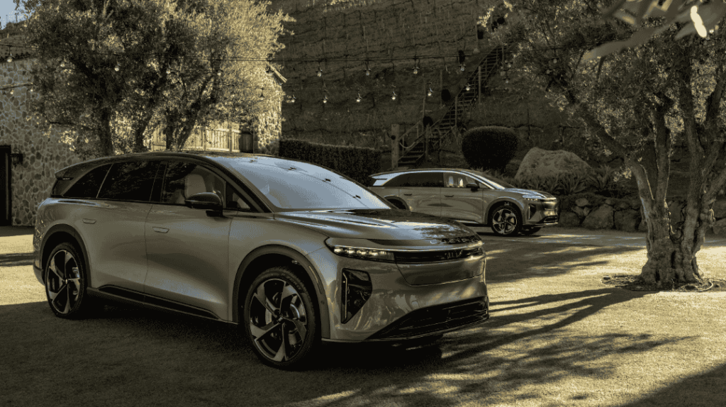 Lucid Gravity SUV integrates Panasonic Energy's next-gen EV batteries, delivering up to 450-mile range, 828 horsepower, and groundbreaking performance in a luxury SUV package.