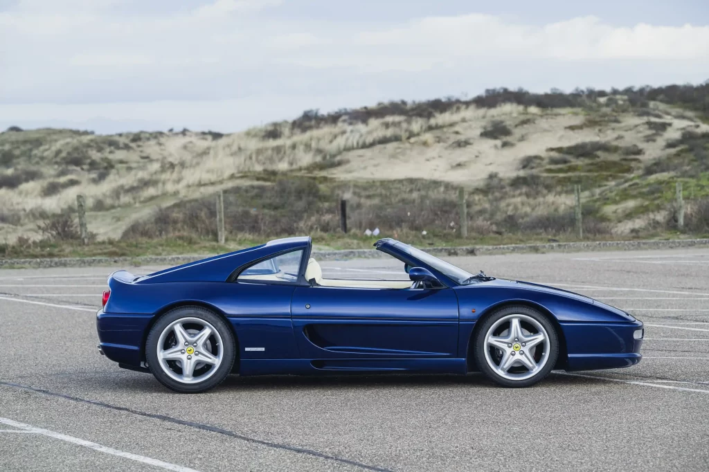 Michael Schumacher's first Ferrari, a rare 1996 F355 GTS, is set for auction. Signed by the legend and customized to his specs, this iconic car is expected to fetch a record price.