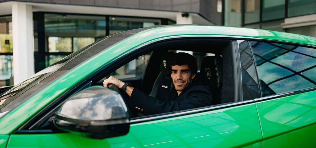 World padel champion Juan Lebrón visits Lamborghini Headquarters, showcasing his journey as a top athlete and sharing insights into his life on and off the court.