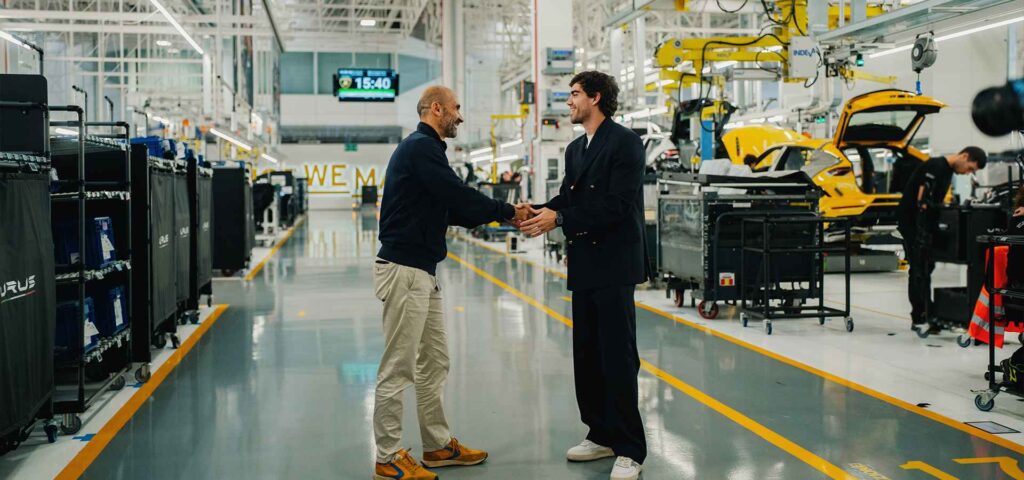 World padel champion Juan Lebrón visits Lamborghini Headquarters, showcasing his journey as a top athlete and sharing insights into his life on and off the court.