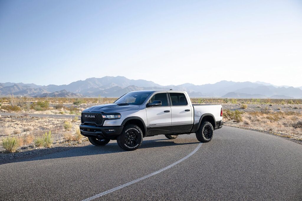 Ram debuts the 1500 RHO and Laramie Night Edition at the Brussels Motor Show, showcasing off-road power, luxury features, advanced tech, and new connectivity services.