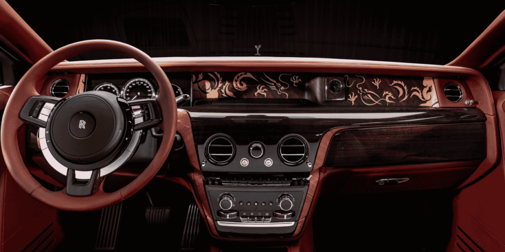 Rolls-Royce unveils the one-of-one Phantom Dragon, celebrating Chinese artistry and luxury with bespoke craftsmanship, intricate marquetry, and a Starlight Headliner.