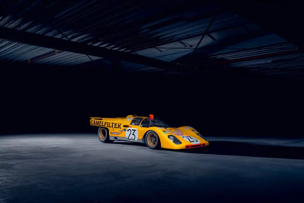 A rare 1970 Ferrari 512 M Francorchamps, featured in Steve McQueen’s Le Mans, is up for auction at £10 million. One of just 15 made, it boasts an iconic racing history.