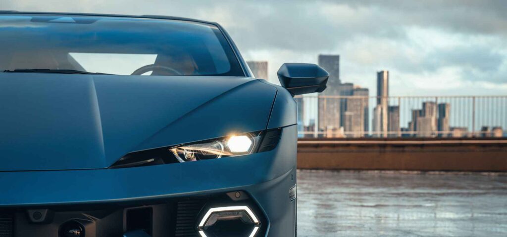 Discover the Lamborghini Temerario, a revolutionary supercar combining a twin-turbo V8 with three electric motors, redefining elegance and performance in London's skyline.