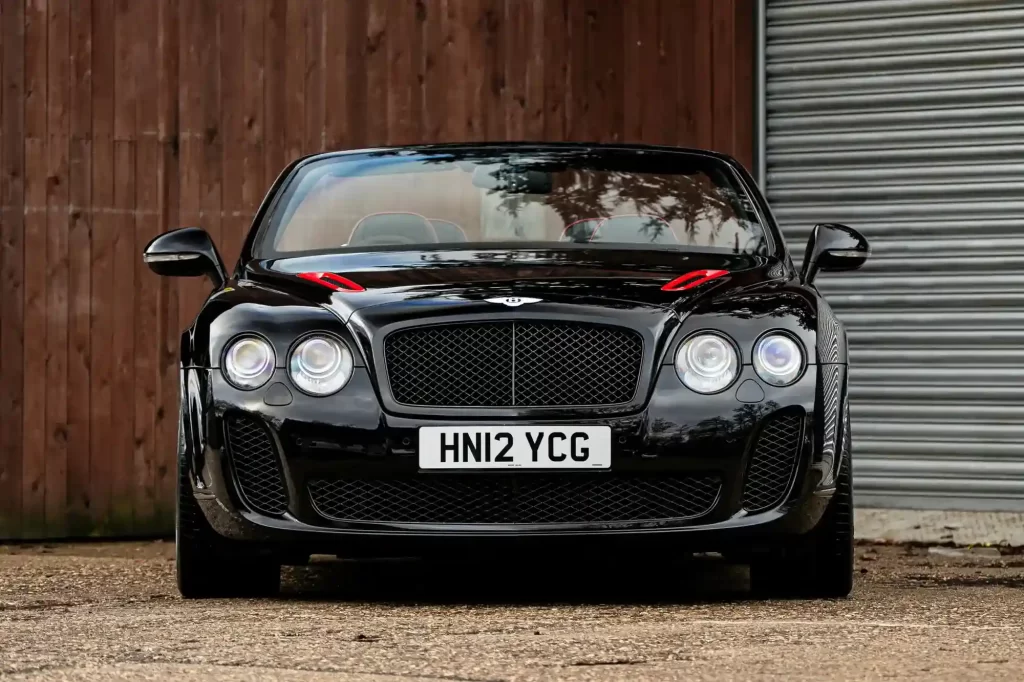 The rare 2012 Bentley Continental GTC Supersport Ice Speed Record edition, once the fastest Bentley at 206mph, is up for auction at £65,000, with only 19 in the UK.