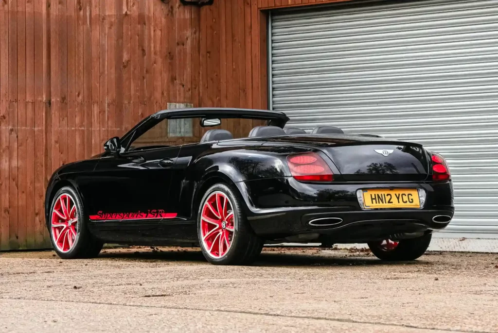 The rare 2012 Bentley Continental GTC Supersport Ice Speed Record edition, once the fastest Bentley at 206mph, is up for auction at £65,000, with only 19 in the UK.