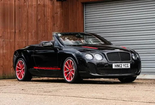 The rare 2012 Bentley Continental GTC Supersport Ice Speed Record edition, once the fastest Bentley at 206mph, is up for auction at £65,000, with only 19 in the UK.