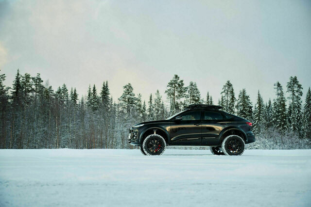 Audi reveals the Q6 e-tron offroad concept, blending bold design, advanced portal axles, and 380 kW power for unmatched off-road performance on the Premium Platform Electric.