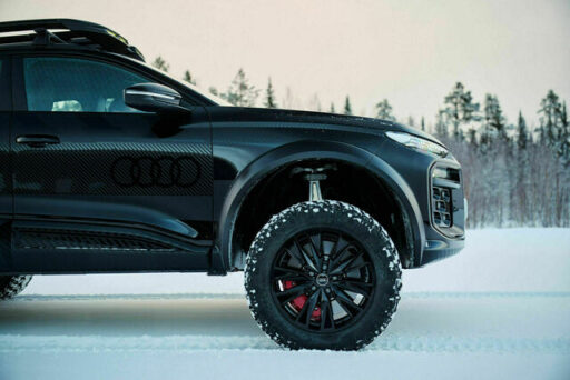 Audi reveals the Q6 e-tron offroad concept, blending bold design, advanced portal axles, and 380 kW power for unmatched off-road performance on the Premium Platform Electric.