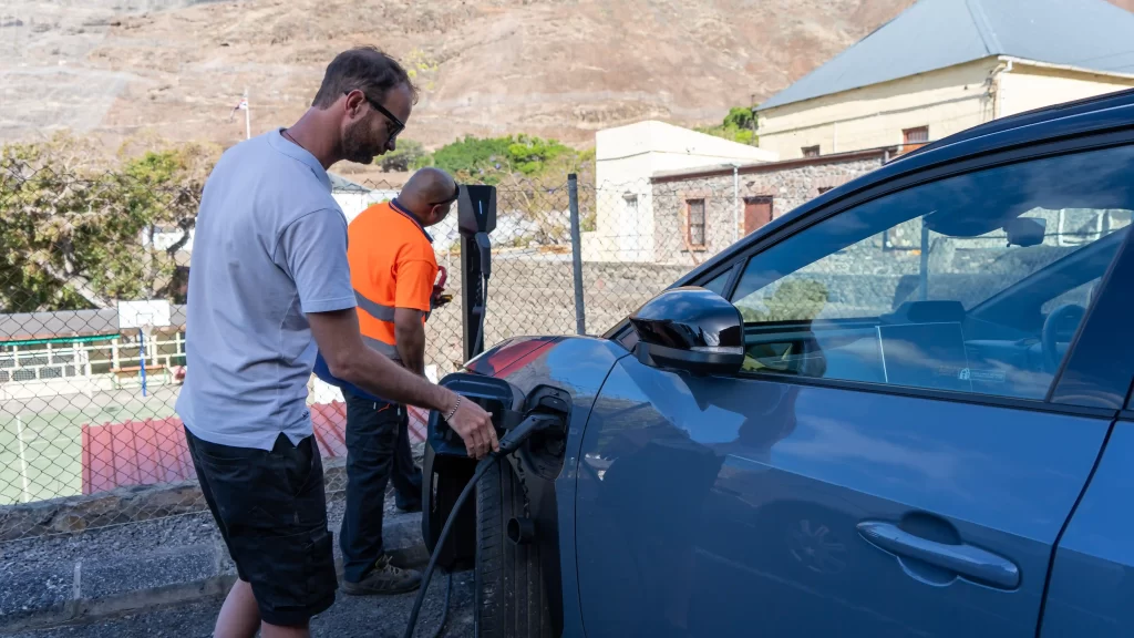 The world’s most remote EV charger has been installed on St Helena, a tiny Atlantic island, as part of its push for sustainable energy and zero-emissions transport by 2030.