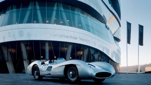 A 1954 Mercedes-Benz W 196 R Streamliner sold for €51.16M ($53.92M) at RM Sotheby’s, making it the most valuable Grand Prix racing car ever auctioned.