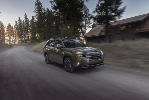 The 2025 Subaru Forester wins PARENTS Best Crossover award for its top safety ratings, family-friendly features, spacious design, and advanced driver-assist technology.