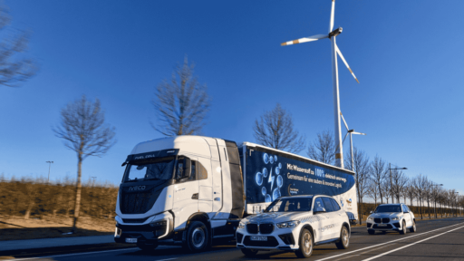 BMW Group tests hydrogen fuel cell trucks in logistics, supporting zero-emission transport with new refueling stations and pioneering hydrogen technology for future mobility.