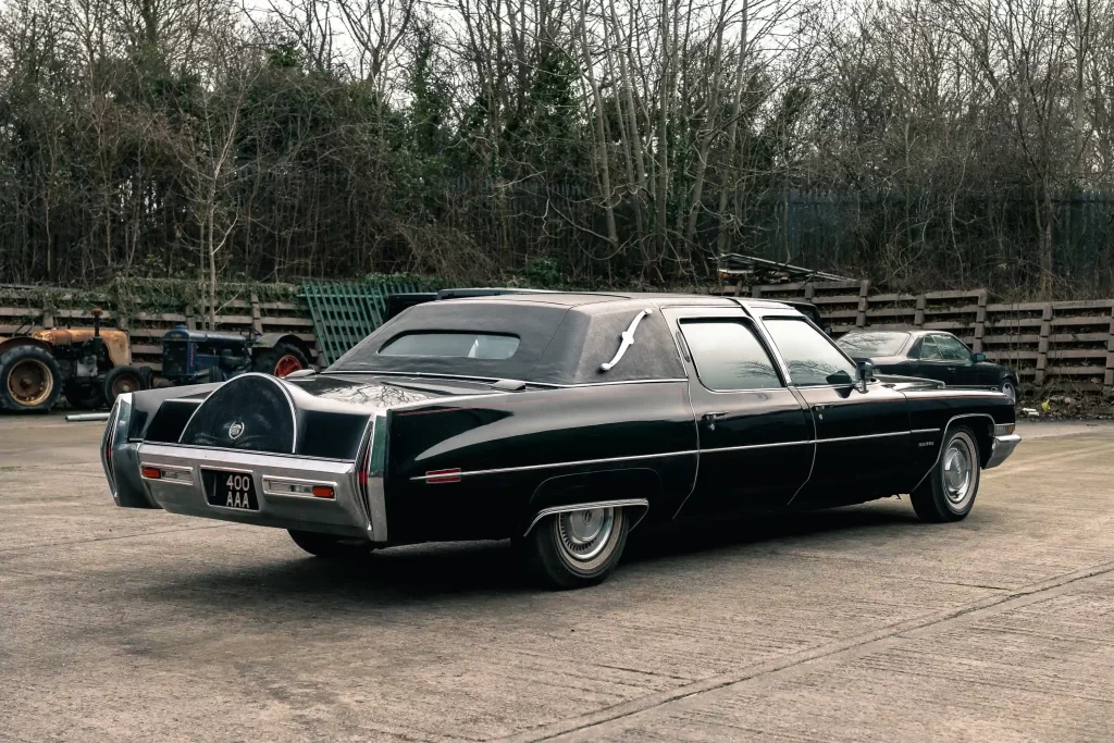 John Entwistle's Cadillac, which inspired *Big Black Cadillac*, is up for auction at £25,000. The rare 1971 Fleetwood needs work before hitting the road again.