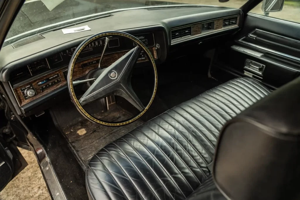 John Entwistle's Cadillac, which inspired *Big Black Cadillac*, is up for auction at £25,000. The rare 1971 Fleetwood needs work before hitting the road again.