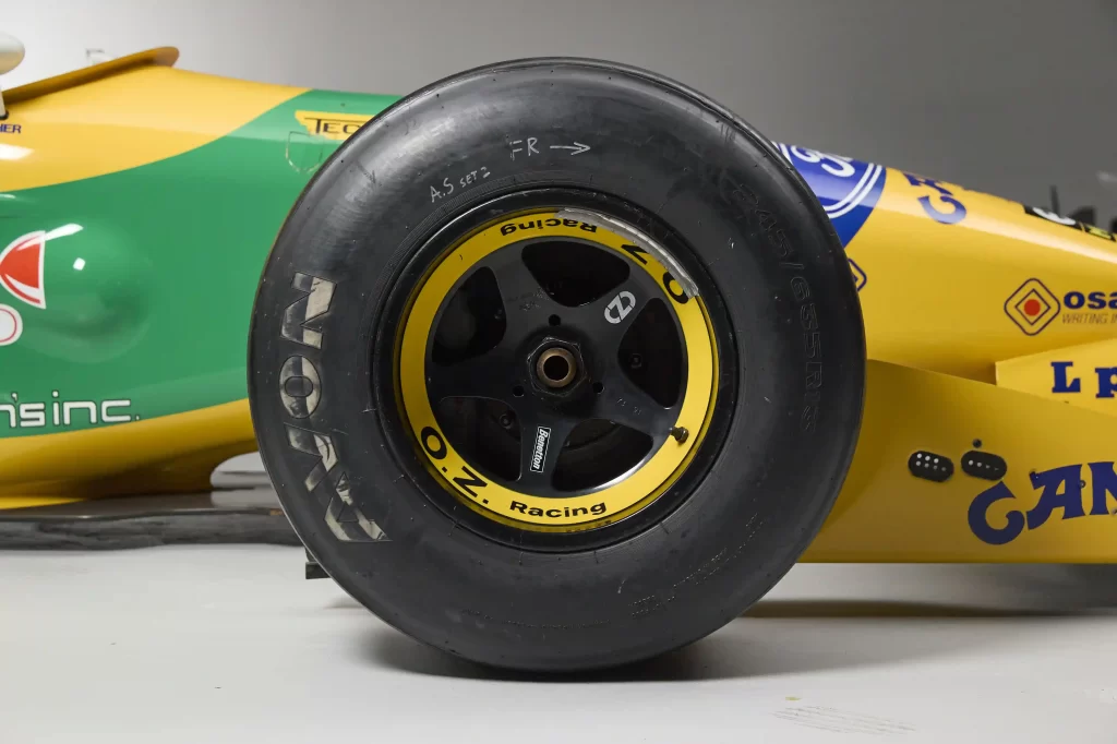 Michael Schumacher’s 1992 Benetton B191 F1 car is up for sale at RM Sotheby’s for £800,000. A rare chance to own a piece of his legendary racing history.