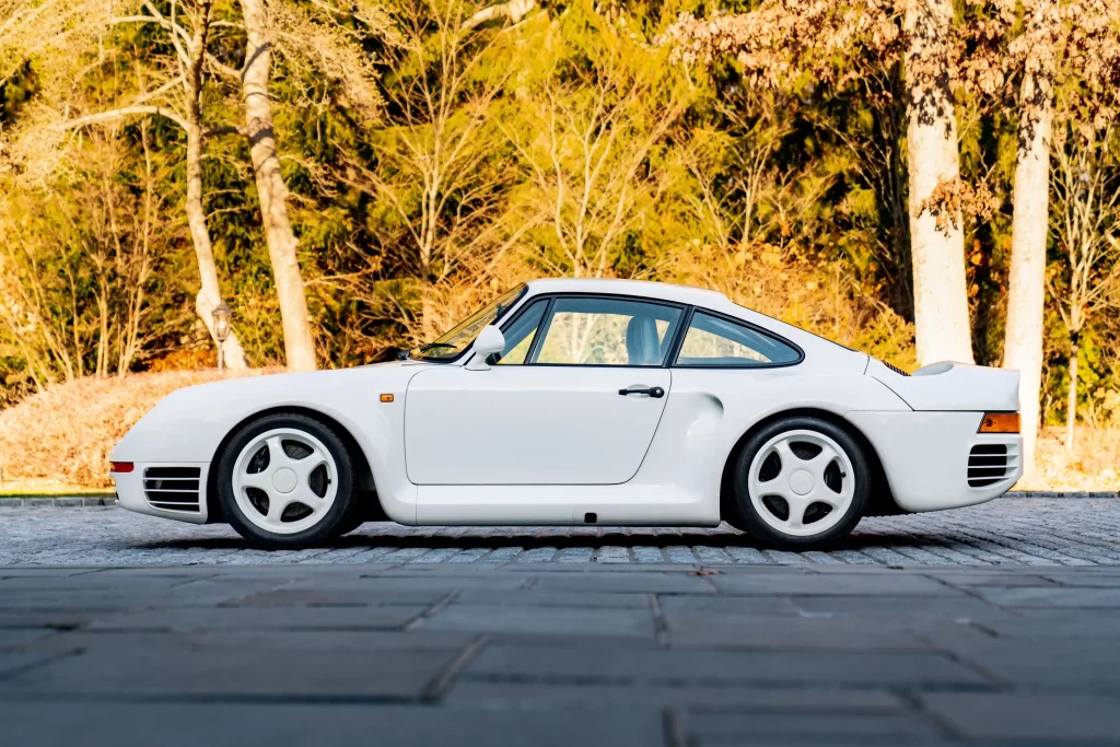 A rare 1988 Porsche 959 Sport, one of just 29 ever made, is set to sell for £5.26 million at RM Sotheby’s in Miami. The 211mph supercar remains highly sought after.