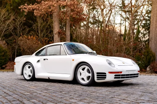 A rare 1988 Porsche 959 Sport, one of just 29 ever made, is set to sell for £5.26 million at RM Sotheby’s in Miami. The 211mph supercar remains highly sought after.