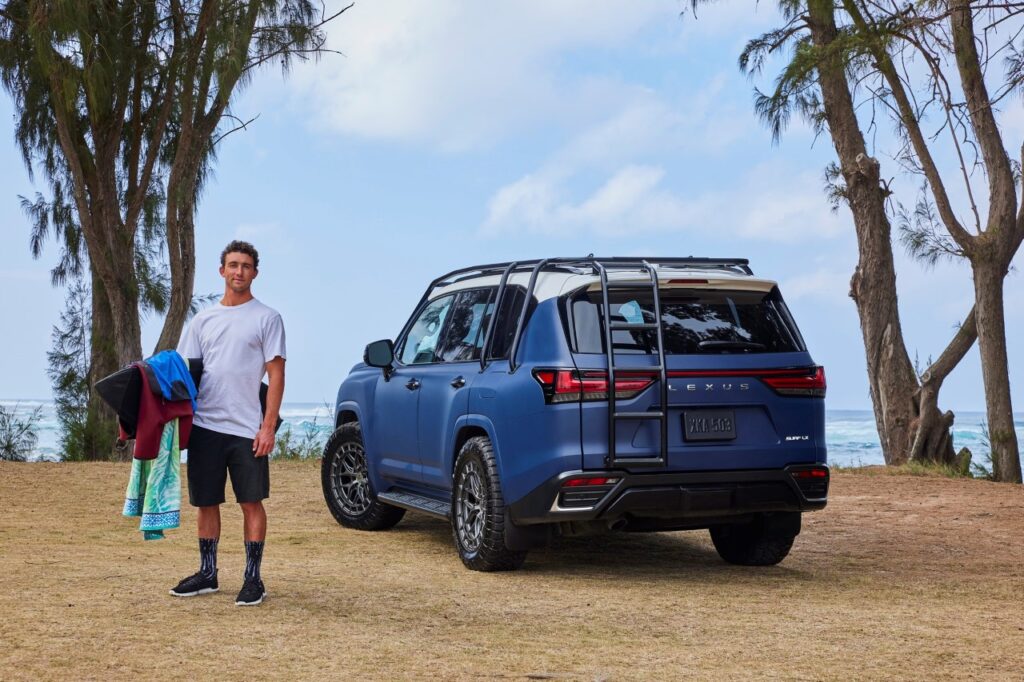 Lexus unveils the Surf LX Concept, a one-of-a-kind luxury SUV designed for surfers, featuring off-road capability, surfboard storage, and adventure-ready amenities.