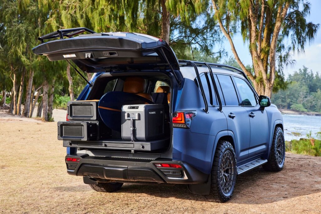 Lexus unveils the Surf LX Concept, a one-of-a-kind luxury SUV designed for surfers, featuring off-road capability, surfboard storage, and adventure-ready amenities.