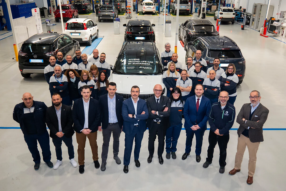 Stellantis and Ayvens partner to refurbish used rental cars in Turin, promoting sustainability through reconditioning, reuse, and extended vehicle lifespans.