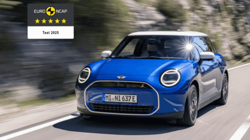 "The fully electric MINI Cooper earns a 5-star Euro NCAP rating, excelling in occupant protection, child safety, and advanced driver assistance for top-tier security."