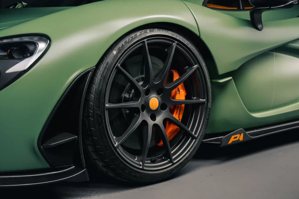 A rare 217mph McLaren P1, never driven and with just 80 miles, is up for sale at £1.2M. The unique matte green supercar goes to auction in Dubai this month.