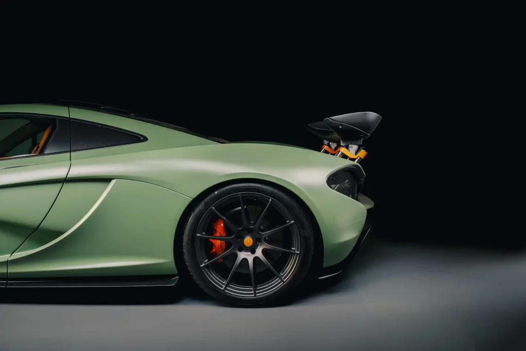 A rare 217mph McLaren P1, never driven and with just 80 miles, is up for sale at £1.2M. The unique matte green supercar goes to auction in Dubai this month.