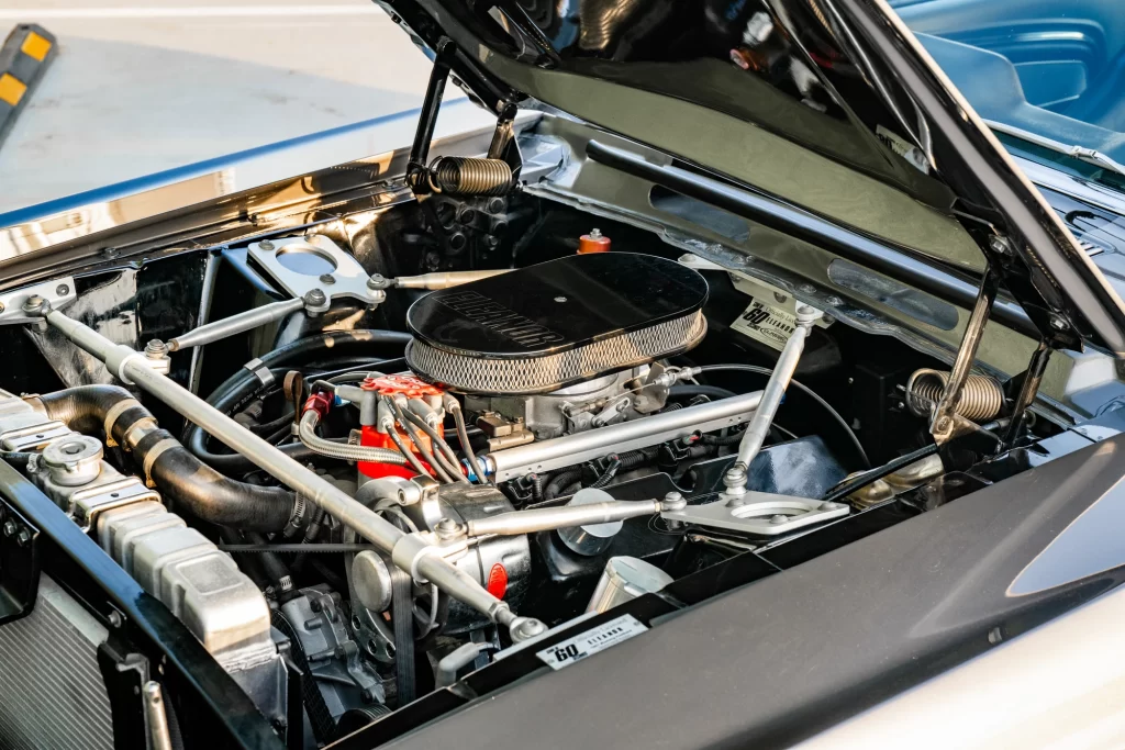 A 1967 Shelby Mustang GT500, an officially licensed Eleanor replica from Gone in 60 Seconds, is for sale in Dubai for £195,000, boasting 545 horsepower and iconic styling.