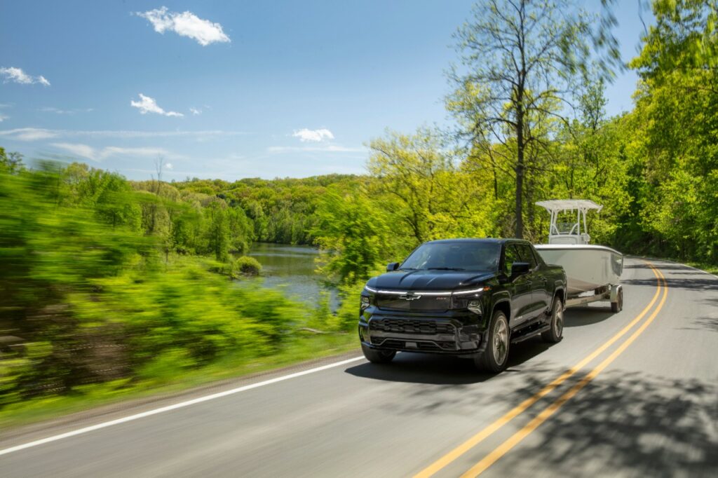 Experience your next adventure in a GM EV with zero emissions, long range, powerful towing, and off-board energy to enhance your outdoor journey while preserving nature.