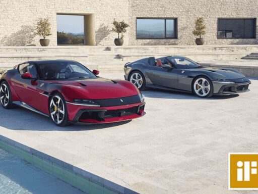 Ferrari 12Cilindri and 12Cilindri Spider win the 2025 iF Design Gold Award for bold, refined design, standing out among 10,500 global entries with their V12 elegance.