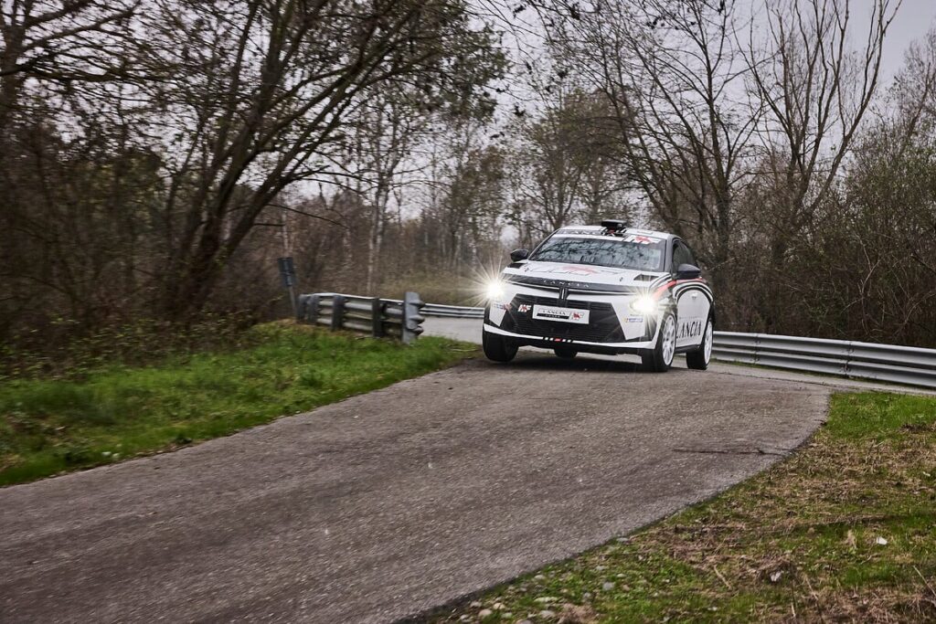 Lancia Corse HF Village comes alive in Alba for Rally Regione Piemonte, showcasing new Ypsilon models, historic cars, test drives, and rally legend Miki Biasion's return.