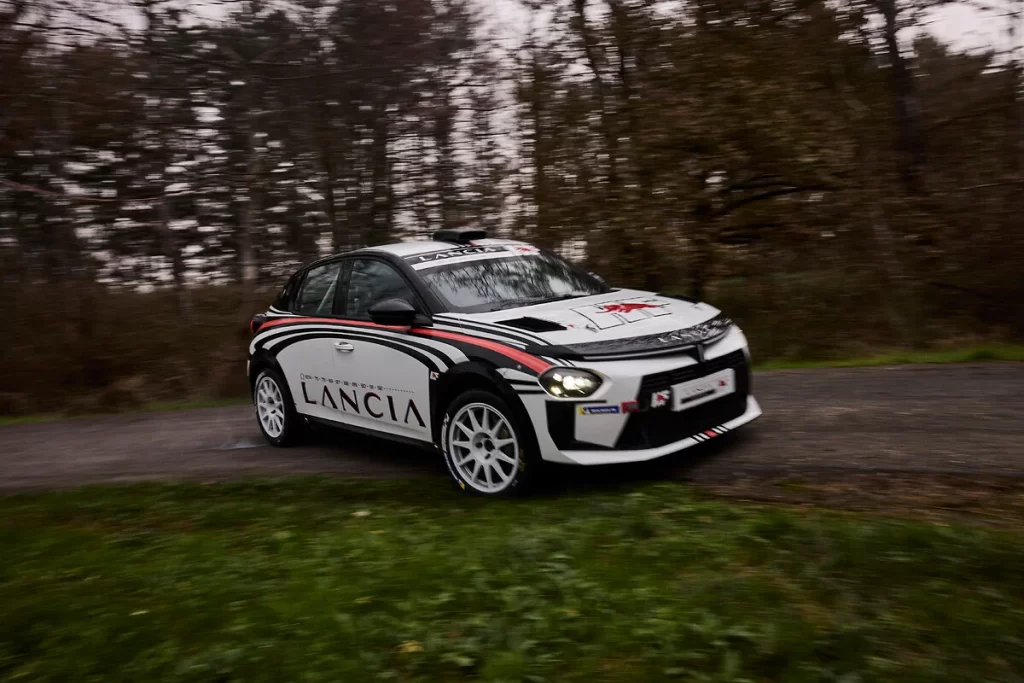 Lancia Corse HF Village comes alive in Alba for Rally Regione Piemonte, showcasing new Ypsilon models, historic cars, test drives, and rally legend Miki Biasion's return.