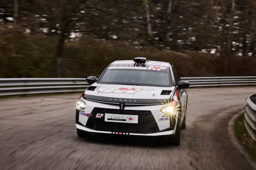 Lancia Corse HF Village comes alive in Alba for Rally Regione Piemonte, showcasing new Ypsilon models, historic cars, test drives, and rally legend Miki Biasion's return.