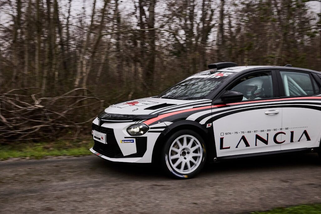 Lancia Corse HF Village comes alive in Alba for Rally Regione Piemonte, showcasing new Ypsilon models, historic cars, test drives, and rally legend Miki Biasion's return.