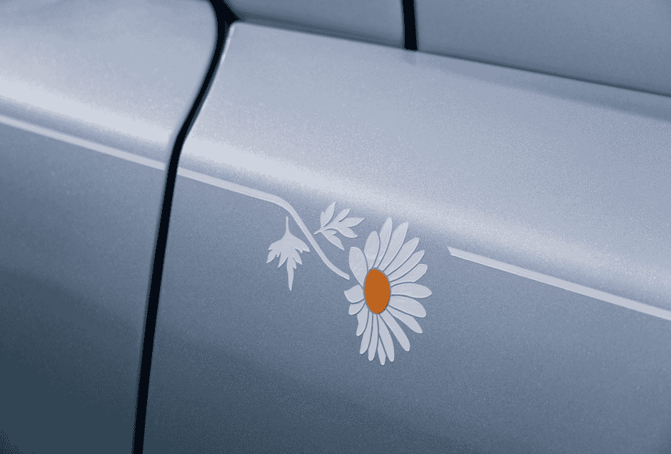 Rolls-Royce unveils Black Badge Cullinan Daisy, a bespoke SUV inspired by nature and crafted with daisy motifs, starry skies, and hiking gear for elegant adventure.
