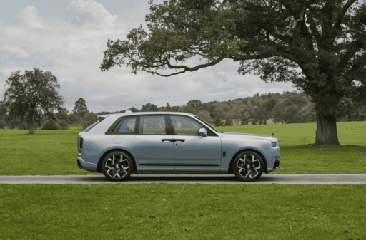 Rolls-Royce unveils Black Badge Cullinan Daisy, a bespoke SUV inspired by nature and crafted with daisy motifs, starry skies, and hiking gear for elegant adventure.