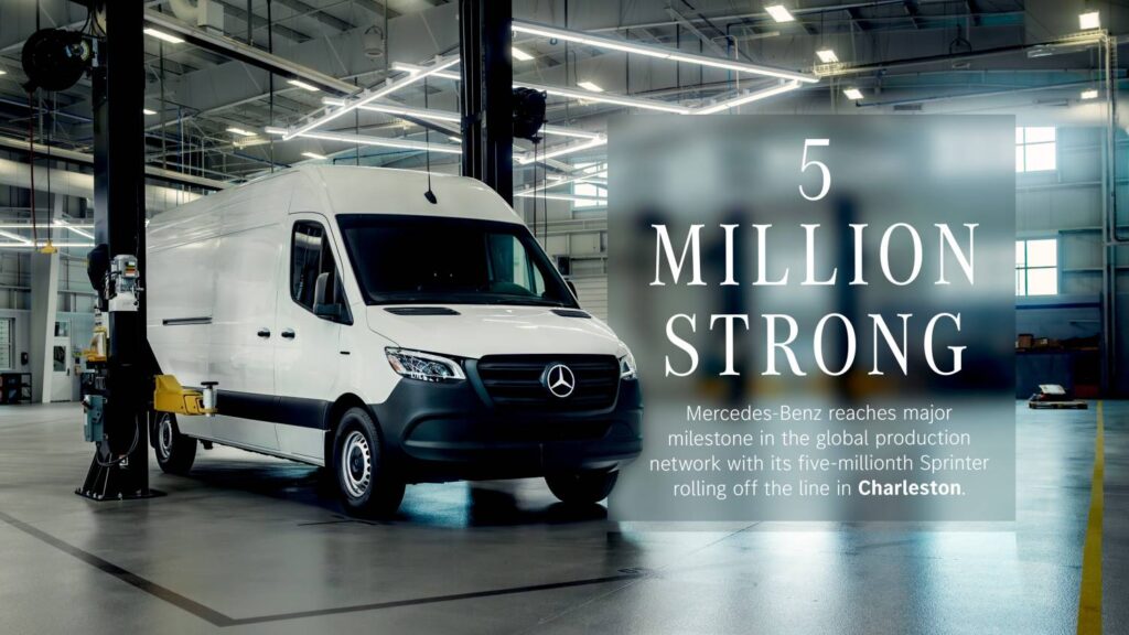 Mercedes-Benz celebrates 30 years and 5 million Sprinters with the delivery of an all-electric eSprinter to FedEx, marking a milestone in global fleet electrification.