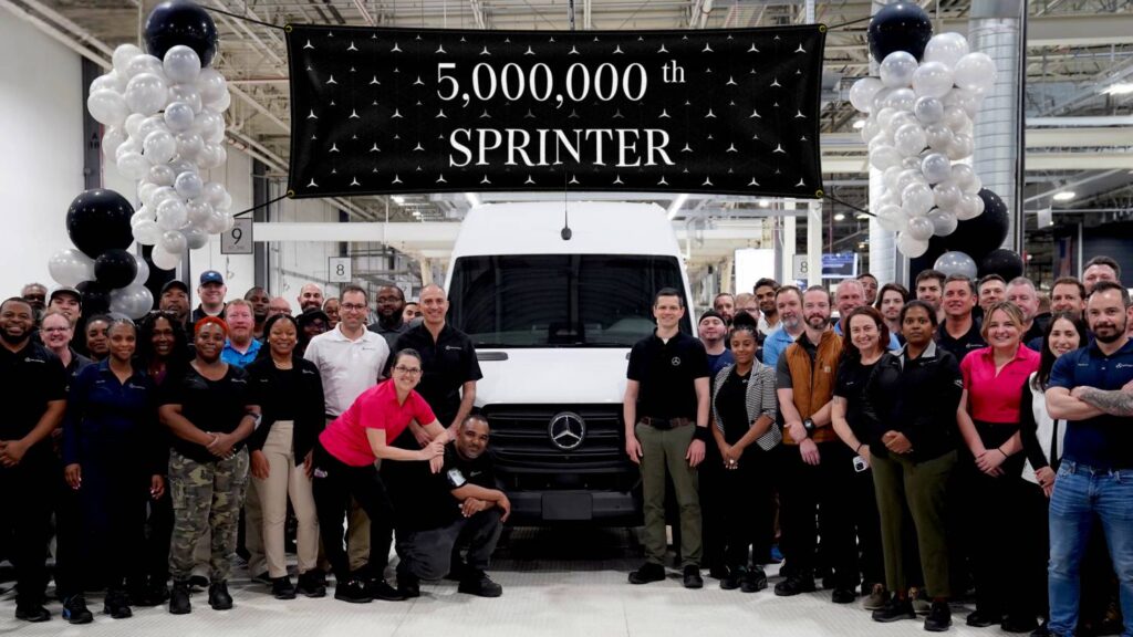 Mercedes-Benz celebrates 30 years and 5 million Sprinters with the delivery of an all-electric eSprinter to FedEx, marking a milestone in global fleet electrification.