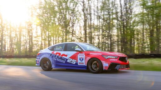 Acura Integra Type S with HRC prototype parts tackles the 3,000-mile One Lap of America rally, testing performance upgrades across nine racetracks in eight intense days.