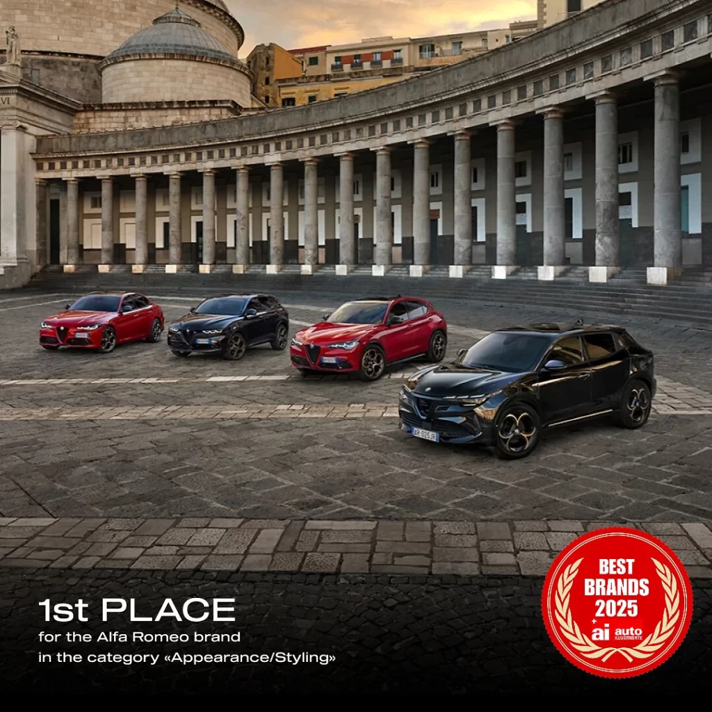 Alfa Romeo wins three Best Cars awards from auto motor und sport as the Giulia, Tonale and Stelvio top their categories, celebrating style, performance and fan loyalty.