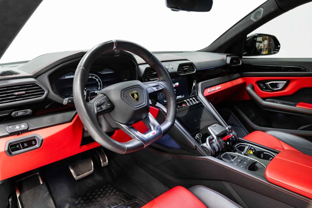 One-of-a-kind Lamborghini Urus Apocalypse Inferno super-SUV with 641 horsepower, custom off-road build and 33-inch tires hits auction with no guide price.