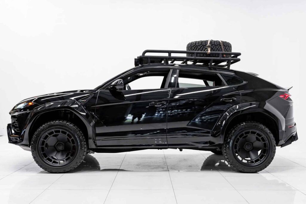 One-of-a-kind Lamborghini Urus Apocalypse Inferno super-SUV with 641 horsepower, custom off-road build and 33-inch tires hits auction with no guide price.