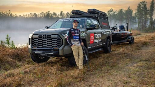 Brandon Palaniuk joins Team Toyota for the 2025 season, bringing his journey full circle from Bonus Bucks rookie to two-time Angler of the Year and Elite Series champion.