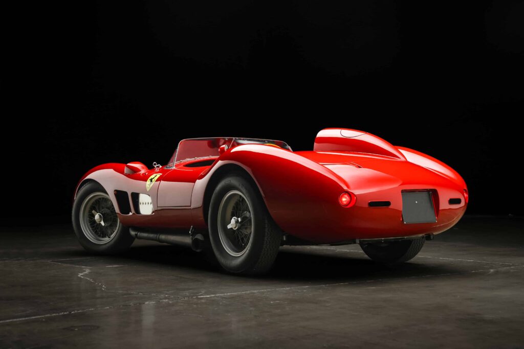 A rare 1957 Ferrari 500 TRC, praised for its stunning design and race history, is expected to fetch up to £7m at RM Sotheby’s auction in Los Angeles on 29 May.