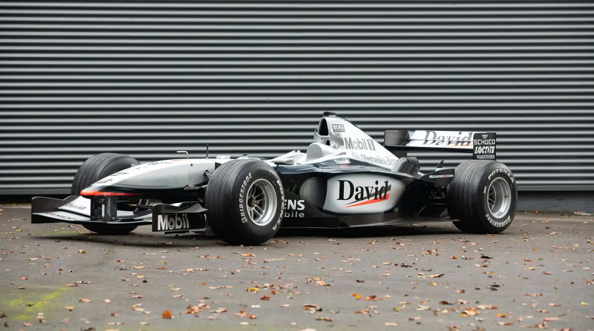David Coulthard’s 2001 Grand Prix-winning McLaren MP4-16, once driven to victory in Austria, is up for sale by RM Sotheby’s for £1.3m in Milan on 22 May.