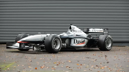 David Coulthard’s 2001 Grand Prix-winning McLaren MP4-16, once driven to victory in Austria, is up for sale by RM Sotheby’s for £1.3m in Milan on 22 May.