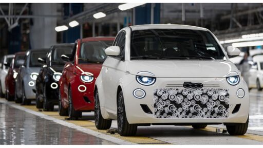FIAT begins assembling the new 500 Hybrid at Mirafiori in Turin, with full production set for November and over 100000 units annually, marking a major step in electrification.